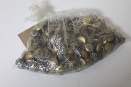 A bag of military buttons