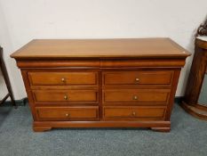 A good quality contemporary six drawer chest by Charles Barr,