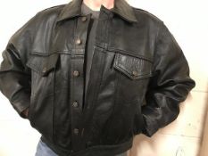 Six buttoned leather jackets (In one box)