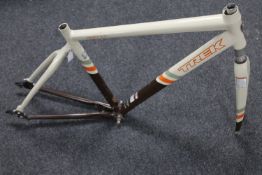 A Trek 54 cm bike frame