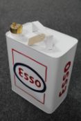 An Esso oil can