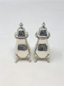 A matched pair of silver pepperettes CONDITION REPORT: 64g