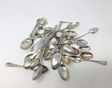 A collection of silver cutlery CONDITION REPORT: Weighable silver 450g.