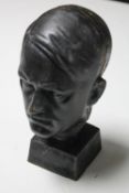 A cast iron bust of Hitler