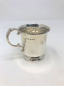 A silver mug, Birmingham 1941 CONDITION REPORT: 77.