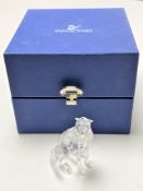 A boxed Swarovski crystal figure - Cheetah