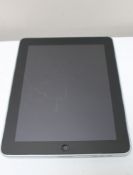 An Apple ipad 32 GB, no lead CONDITION REPORT: In working order.