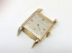 A vintage gent's 14ct gold Longines wristwatch CONDITION REPORT: Case weighs 11.3g.