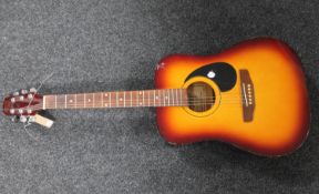 A Tanglewood acoustic guitar