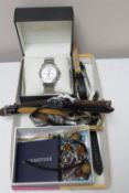 A quantity of lady's and gent's wristwatches, Adidas, Sekonda,