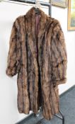 A vintage 3/4 length fur coat