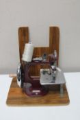 A vintage child's sewing machine