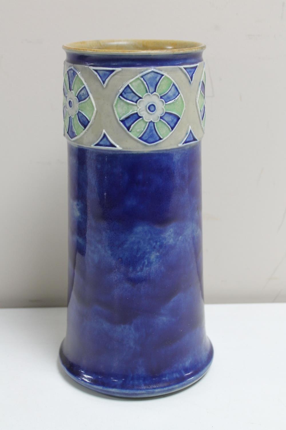 A Royal Doulton Burslem glazed pottery vase,