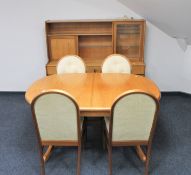 A six piece 20th century teak Sutcliffe dining room suite