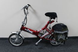 An EZgo Izip folding electric bike,