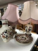 Two Mason's Mandalay porcelain table lamps,