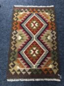 A Maimana kilim rug,