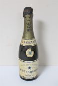 An antique bottle of Moet & Chandon champagne