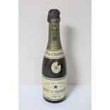 An antique bottle of Moet & Chandon champagne