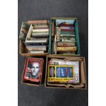 Four boxes of early 20th century and later books : children's annuals, reference,