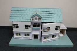 A mid 20th century hand built doll's house