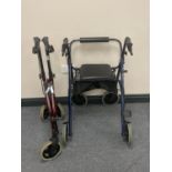 Two disability walking aids