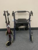 Two disability walking aids