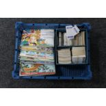 A box of Brook Bond tea card albums,