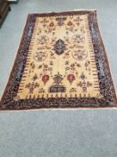 An antique Sivas rug 181 cm x 268 cm