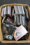 A box of quantity of assorted CD's : Muse, Pulp,