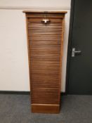 An early 20th century shutter fronted multi drawer chest by Thonet,