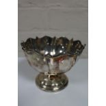 An Edwardian silver bowl,