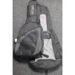 Two guitar carry bags : Stagg and Ritter