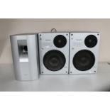 A pair of K13 Prosil speakers and a Aiwa sub woofer