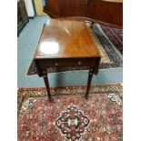 A Victorian mahogany Pembroke table,