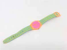 A Swatch wristwatch