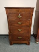 A Victorian mahogany chest of four drawers, width 71 cm.