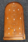 A Corinthian Master bagatelle board