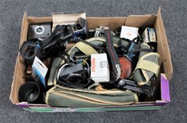 A box of cameras,