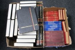 A box of Colliers Encyclopaedia, four volumes the world of children,