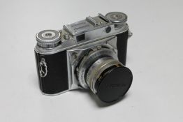 A vintage Voigtlander Prominent camera