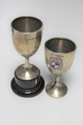 Two 1930's silver Thames Amateur Rowing Association presentation trophies,