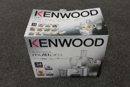 A boxed Kenwood multipro food processor