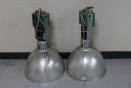 Two Thorn Halogen industrial lights