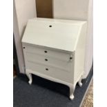 A painted writing bureau