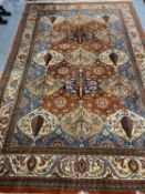 An Iranian rug, 316 cm x 194 cm CONDITION REPORT: Appears to be in good condition.