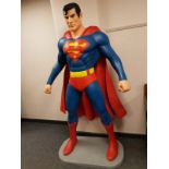 A life size super hero figure - Superman,