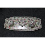 An antique Tills & Sons Burslem china trinket tray,