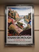 A railway advertising picture : Knaresbrough,