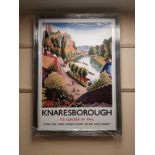 A railway advertising picture : Knaresbrough,